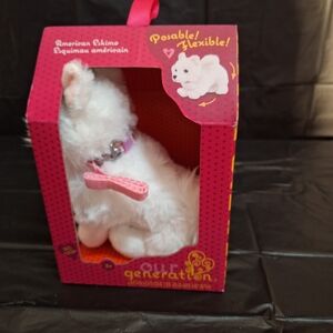 American Eskimo Plush Toy - White